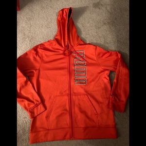 Puma zip up hoodie